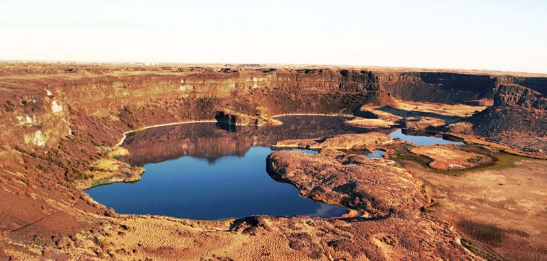 Dry Falls in Washington state
